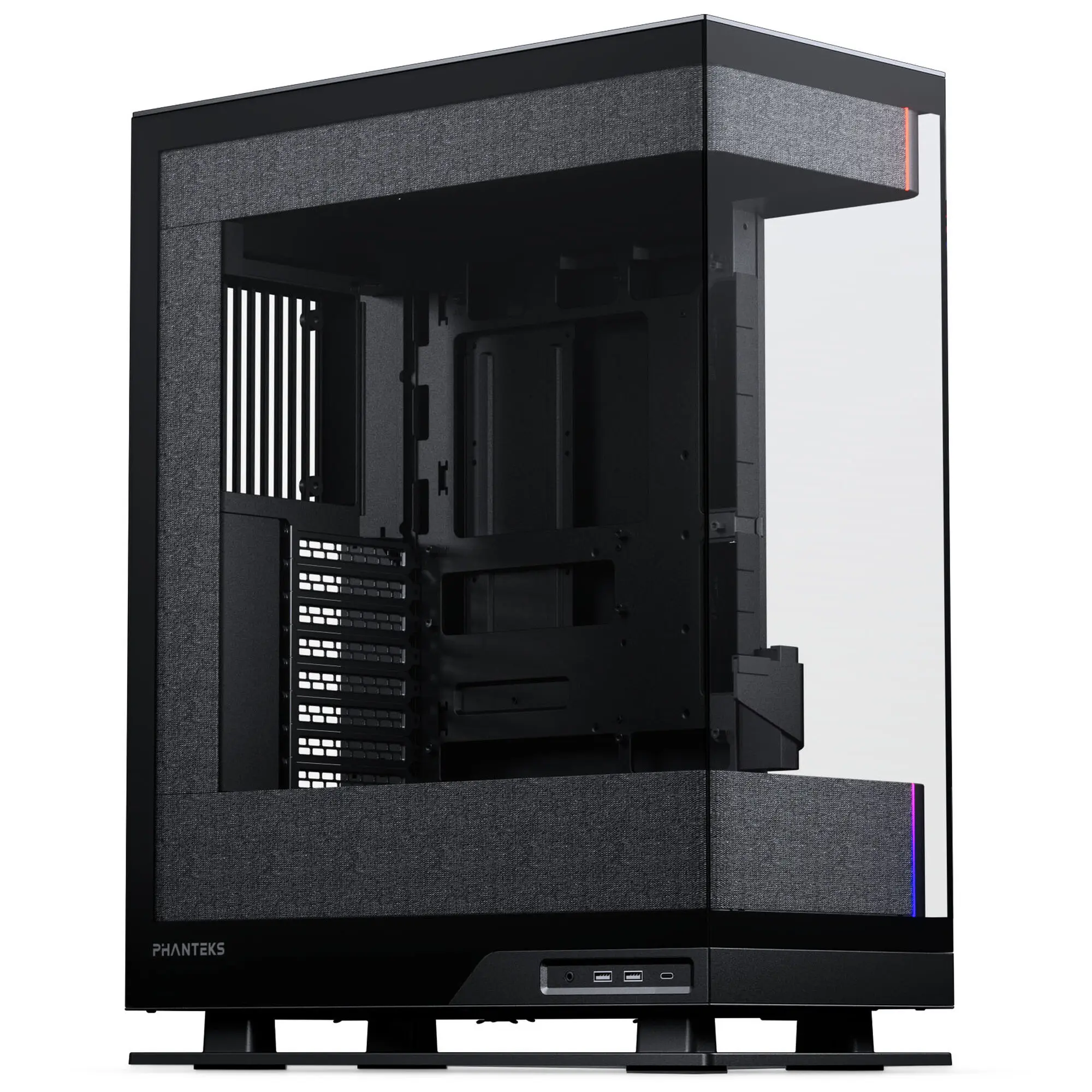 Phanteks Evolv X2 Matrix Midi-Tower E-ATX, Vetro Temperato, Matrix LED - Nero - immagine 2