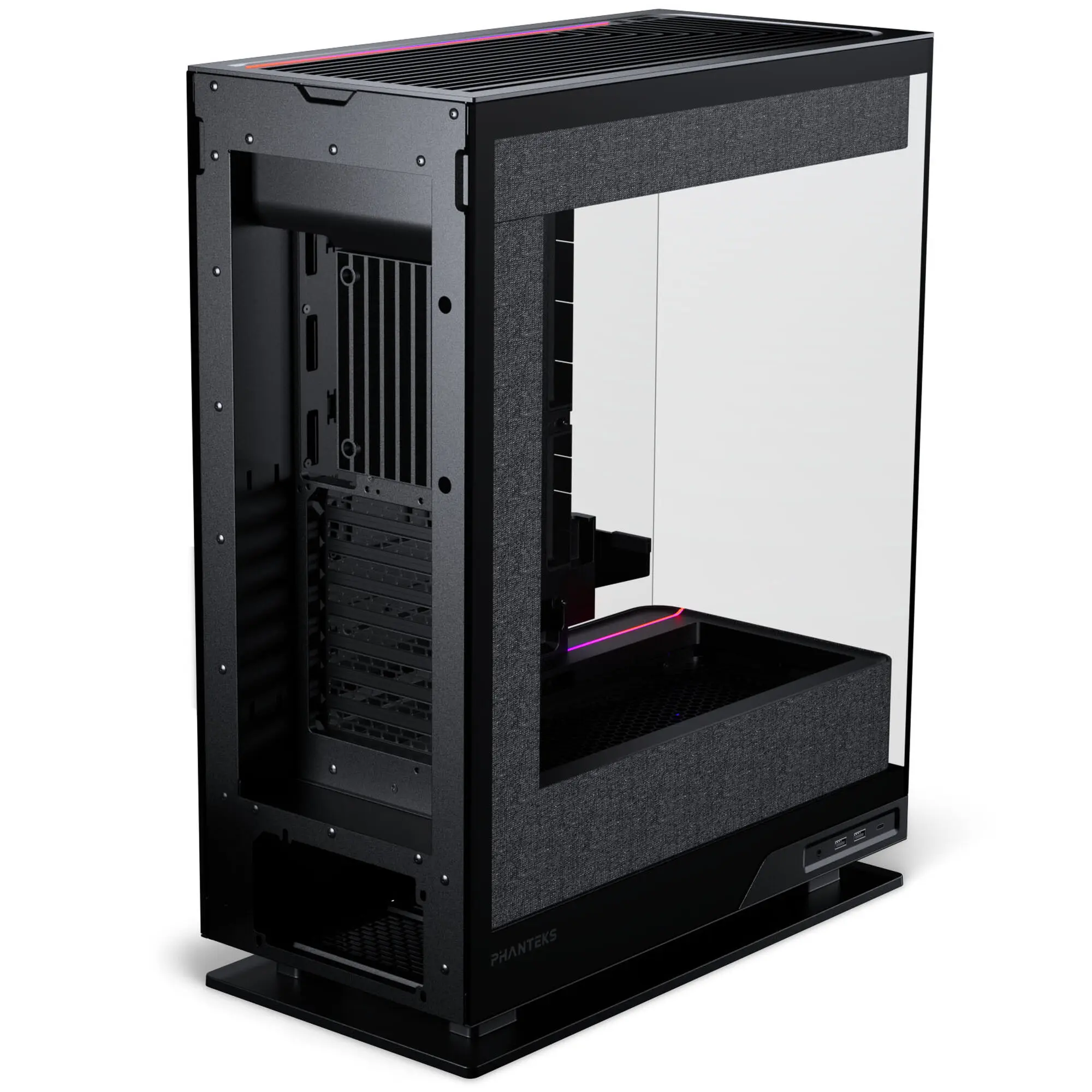 Phanteks Evolv X2 Matrix Midi-Tower E-ATX, Vetro Temperato, Matrix LED - Nero - immagine 5