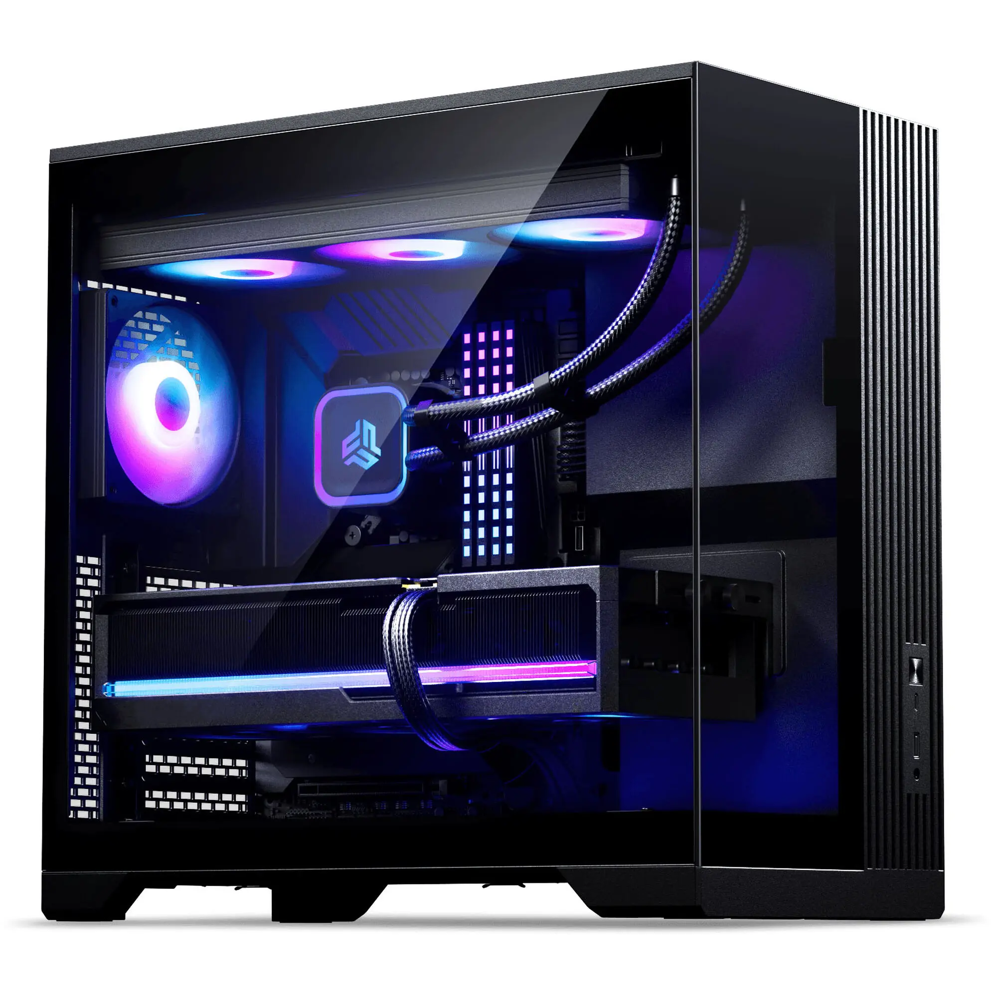 Phanteks XT V5 ATX Midi-Tower - Tempered Glass, RGB - Nero - immagine 2