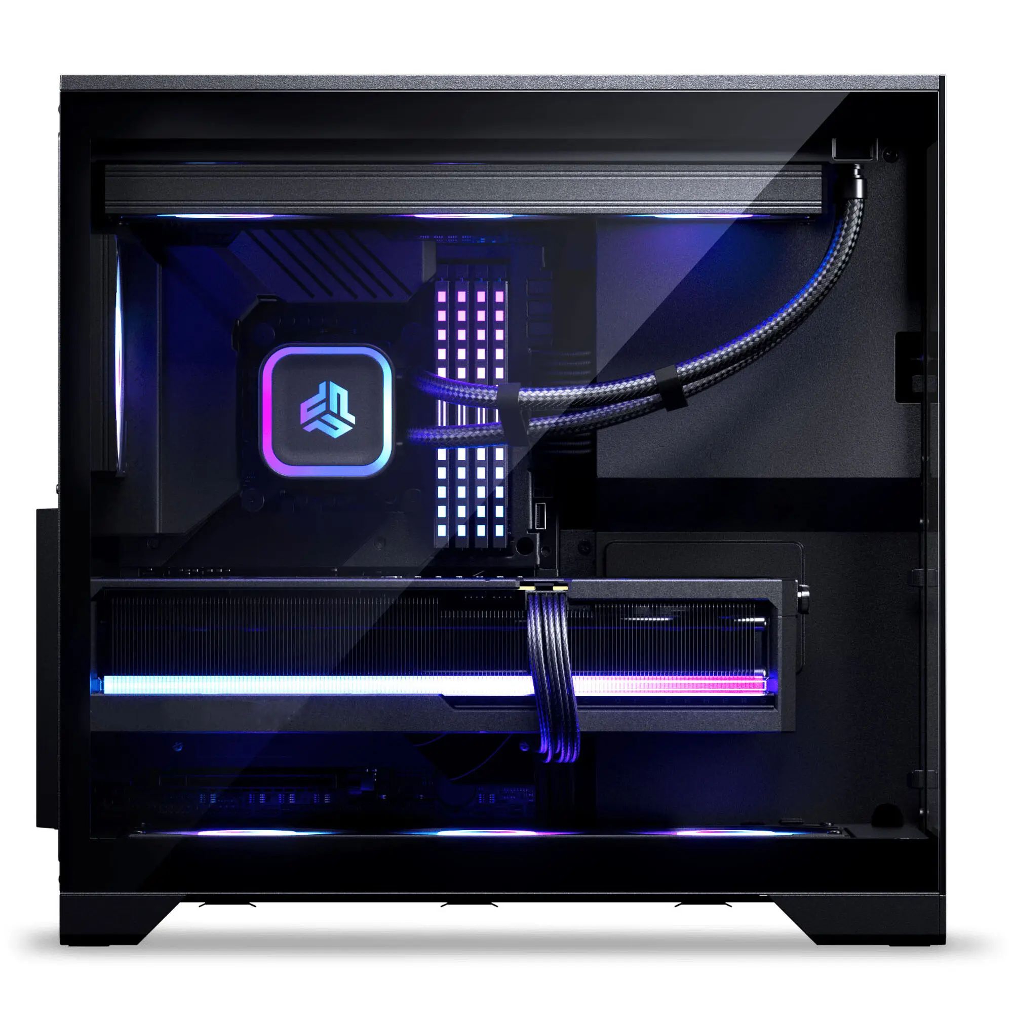 Phanteks XT V5 ATX Midi-Tower - Tempered Glass, RGB - Nero - immagine 4