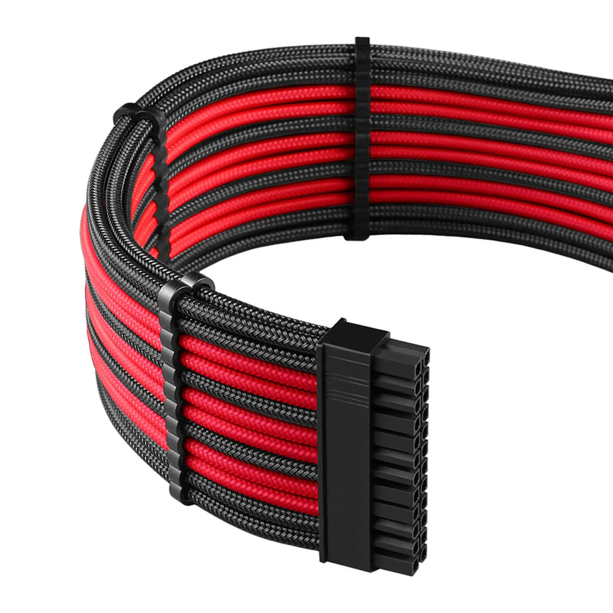 CableMod C-Series Pro ModMesh 12VHPWR Cable Kit per Corsair RM, RMi, RMx (Black Label) - Nero/Rosso - immagine 2