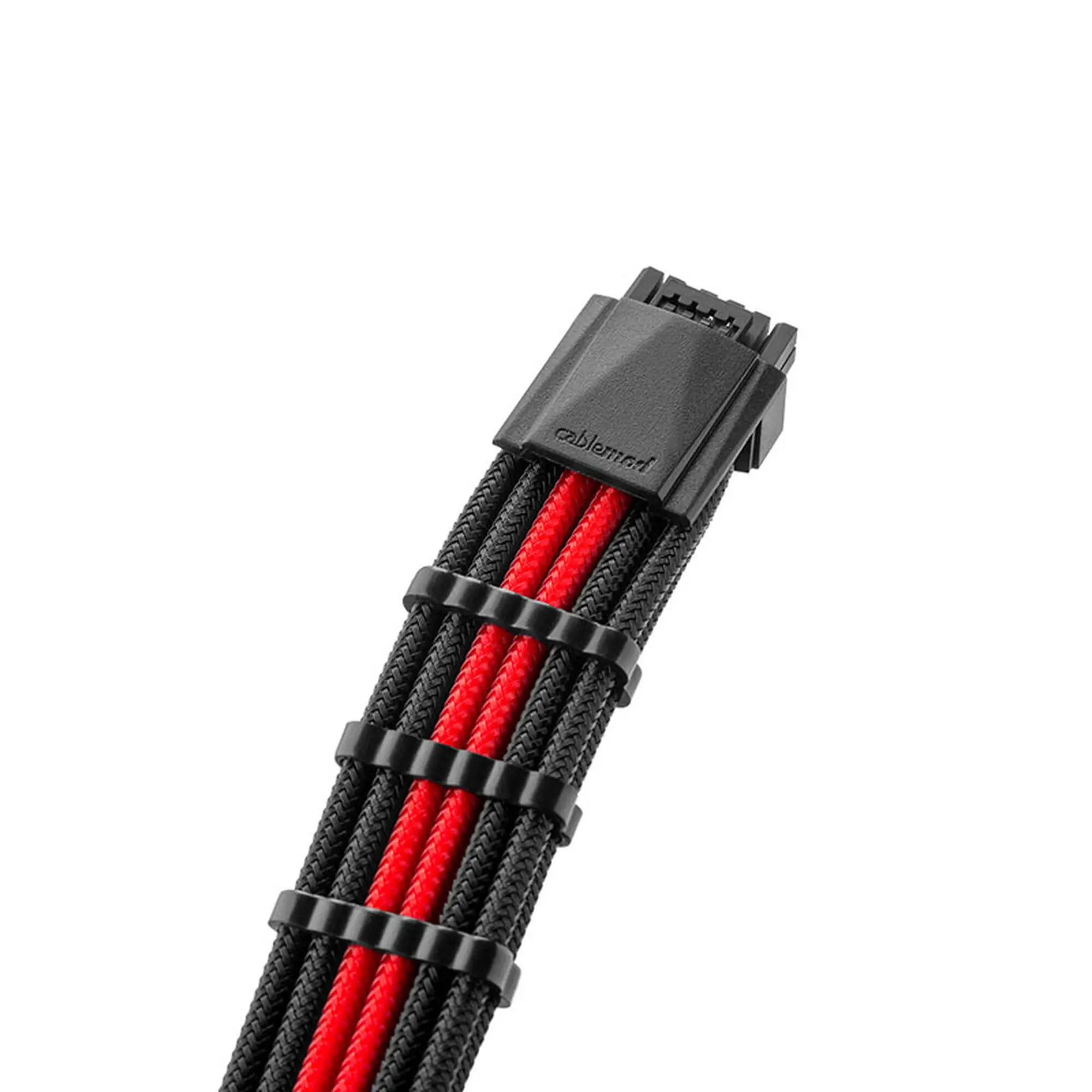 CableMod C-Series Pro ModMesh 12VHPWR Cable Kit per Corsair RM, RMi, RMx (Black Label) - Nero/Rosso - immagine 3