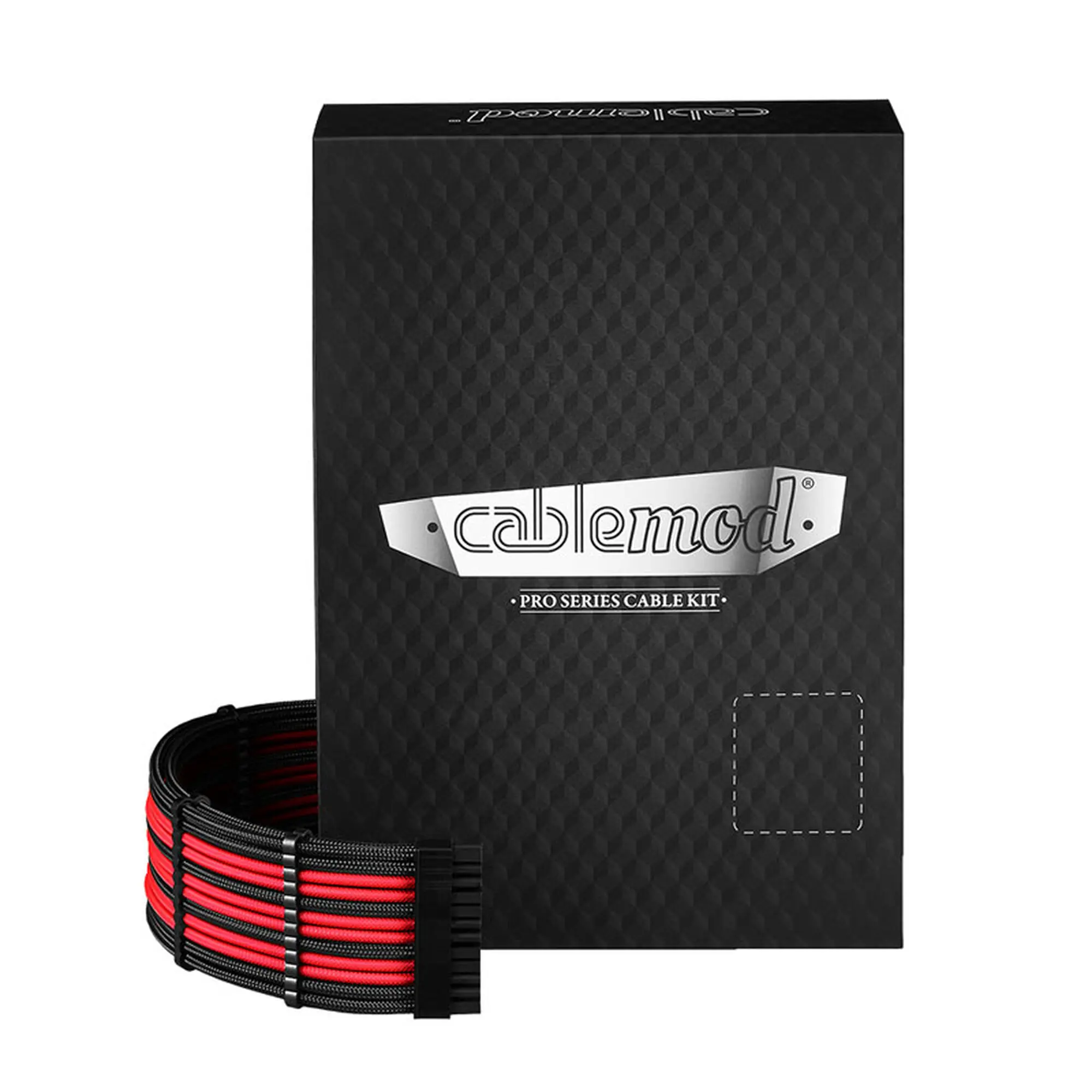 CableMod C-Series Pro ModMesh 12VHPWR Cable Kit per Corsair RM, RMi, RMx (Black Label) - Nero/Rosso - immagine 4
