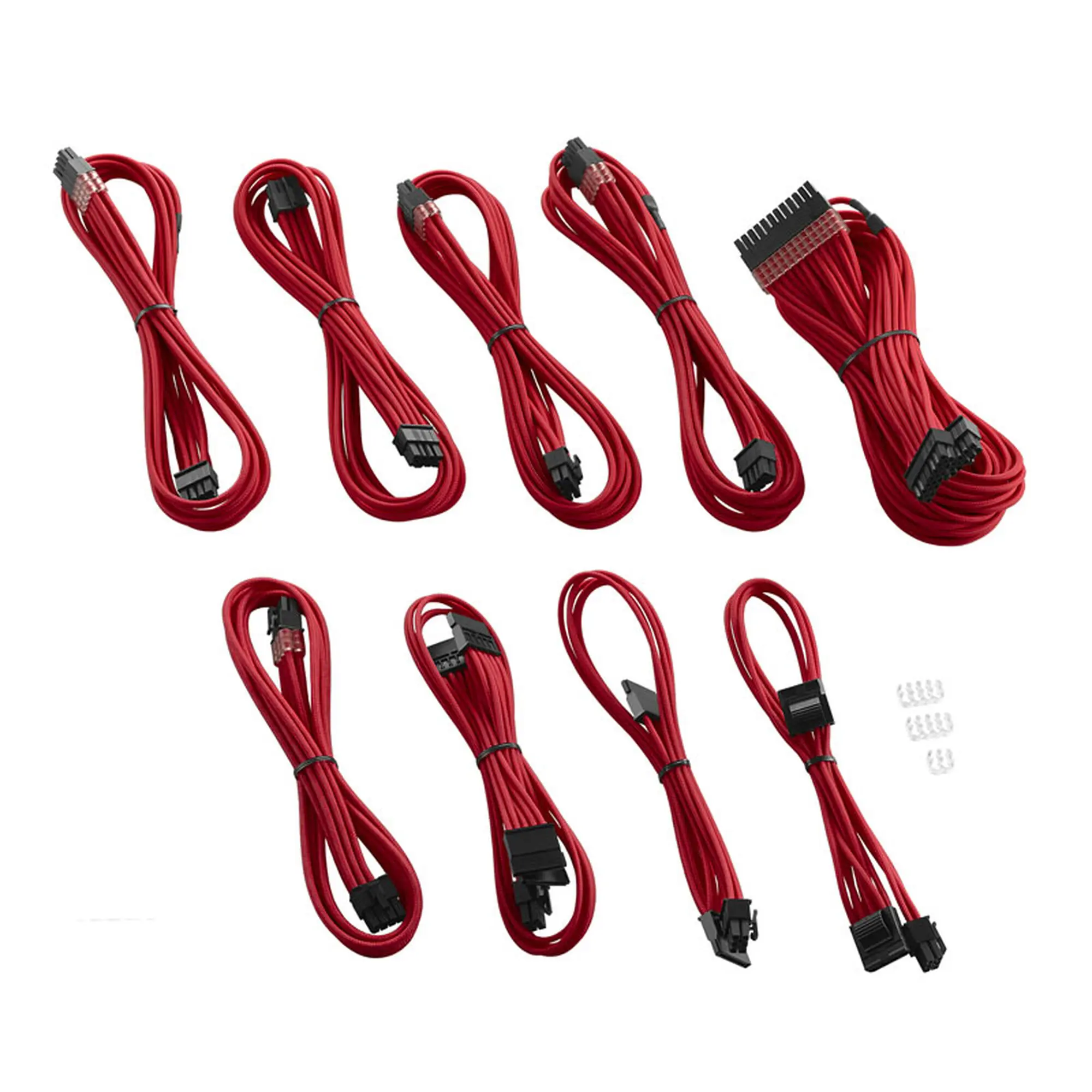 CableMod C-Series Pro ModMesh Cable Kit per Corsair AXi/HXi/RM (Yellow Label) - Rosso - immagine 2