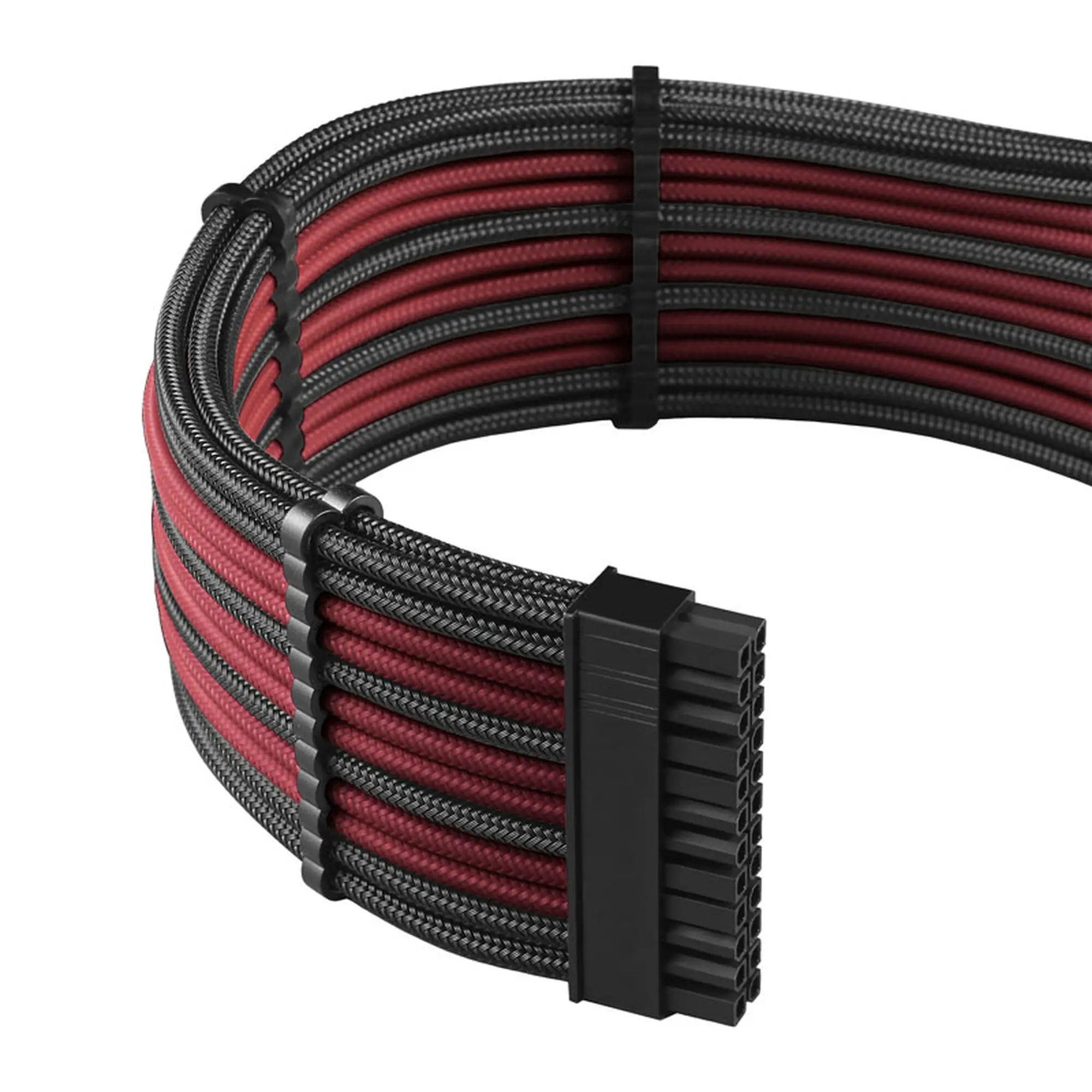 CableMod C-Series Pro ModMesh Cable Set for Corsair AXi, HXi and RM (Yellow Label) - Nero/Rosso Sangue - immagine 3