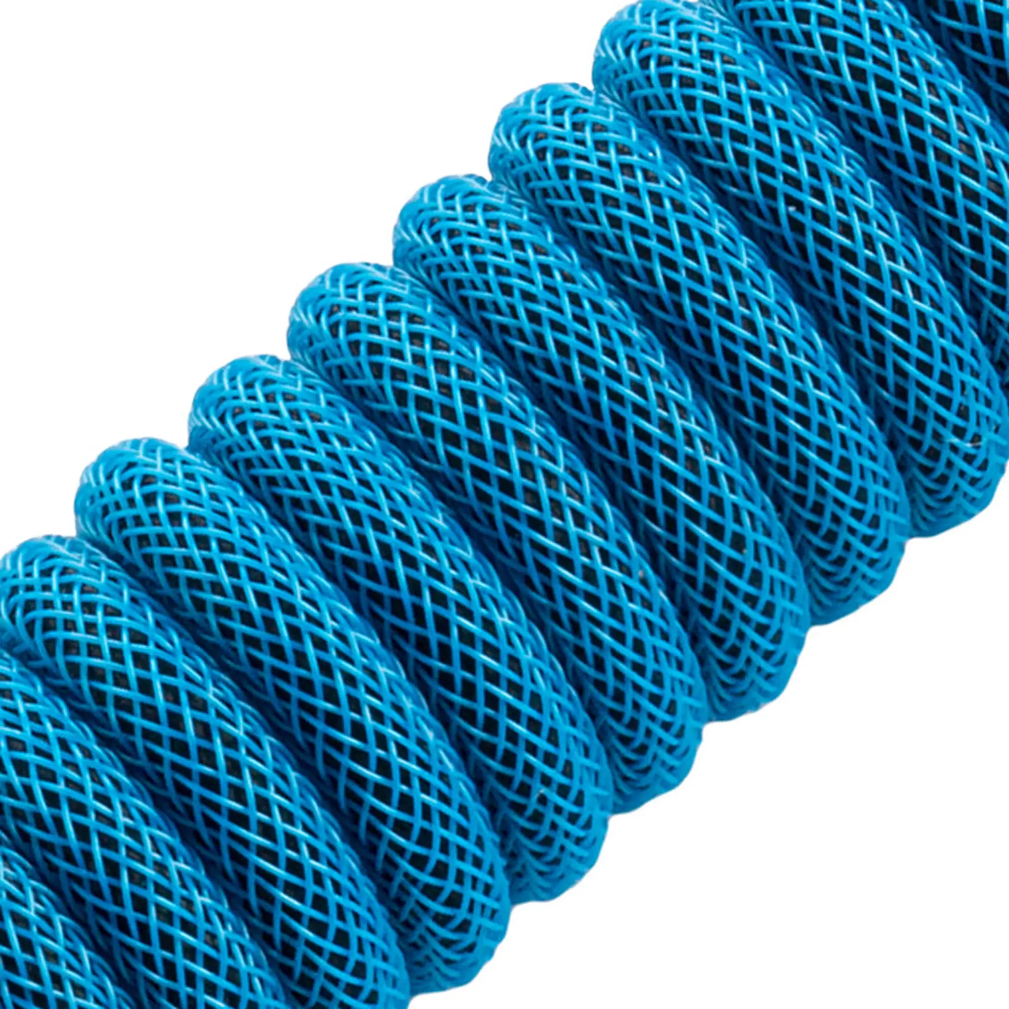 CableMod PRO Coiled Keyboard Cable USB-C a USB Type-A, spiralato 150cm - Spectrum Blue - immagine 2