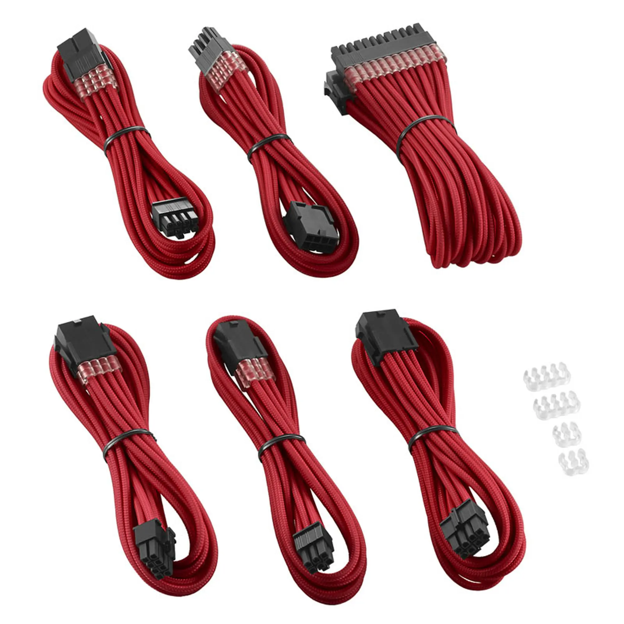 CableMod PRO ModMesh Cable Extension Kit - Nero/Rosso - immagine 2