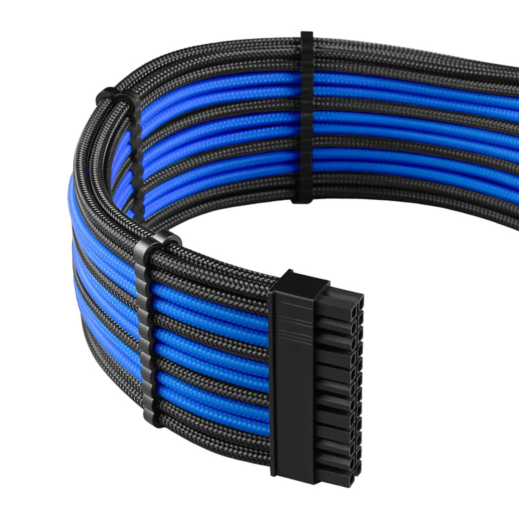 CableMod RT-Series Pro ModMesh 12VHPWR Dual Cable Kit per ASUS, Seasonic, Phanteks - Nero/Blu - immagine 2