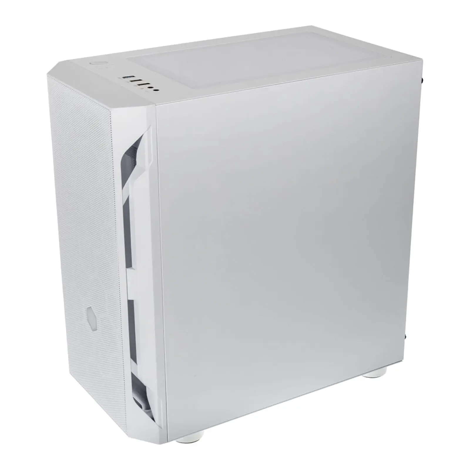 SilverStone Fara H1M, Mini-Tower, Micro-ATX, Vetro Temperato - Bianco - immagine 3