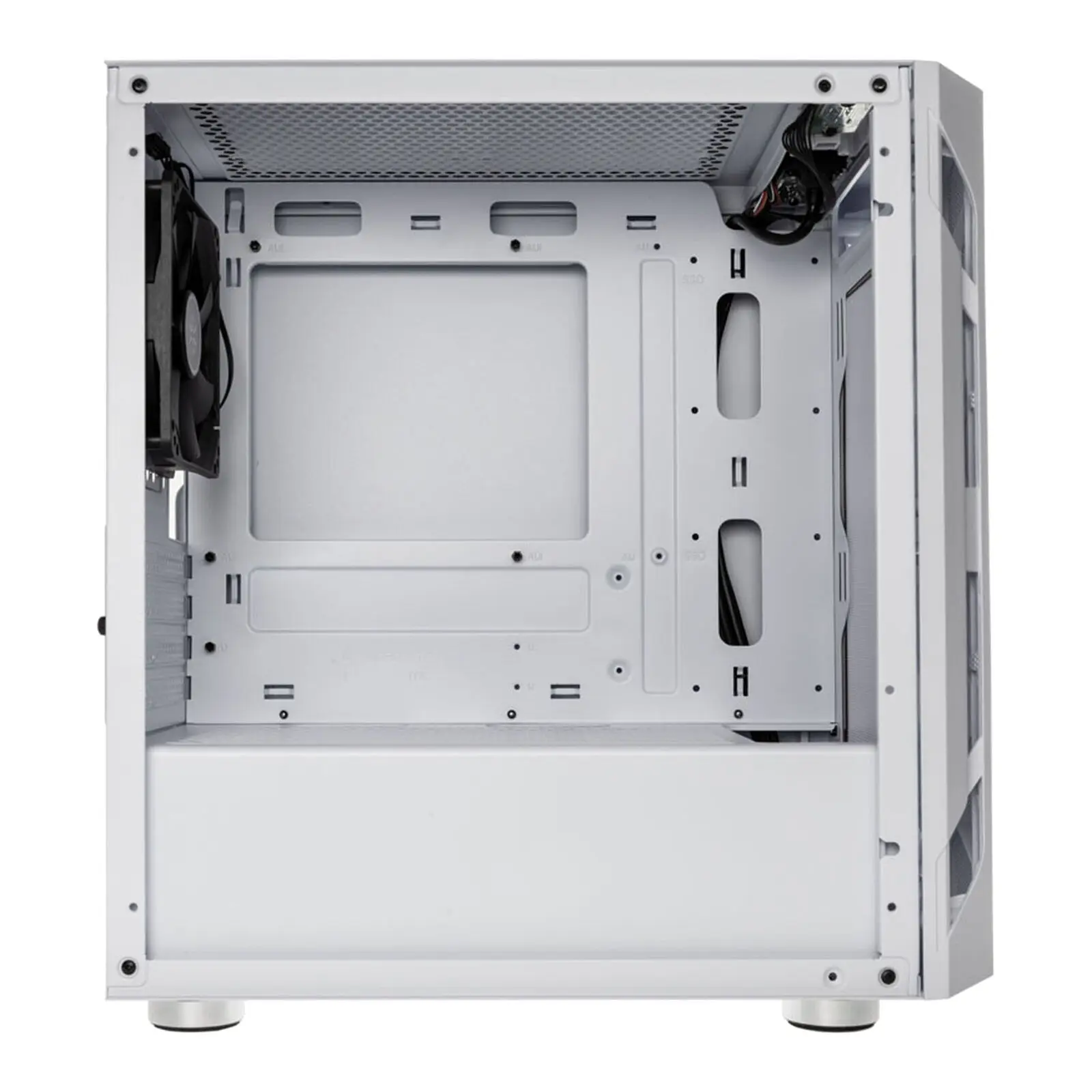 SilverStone Fara H1M, Mini-Tower, Micro-ATX, Vetro Temperato - Bianco - immagine 6