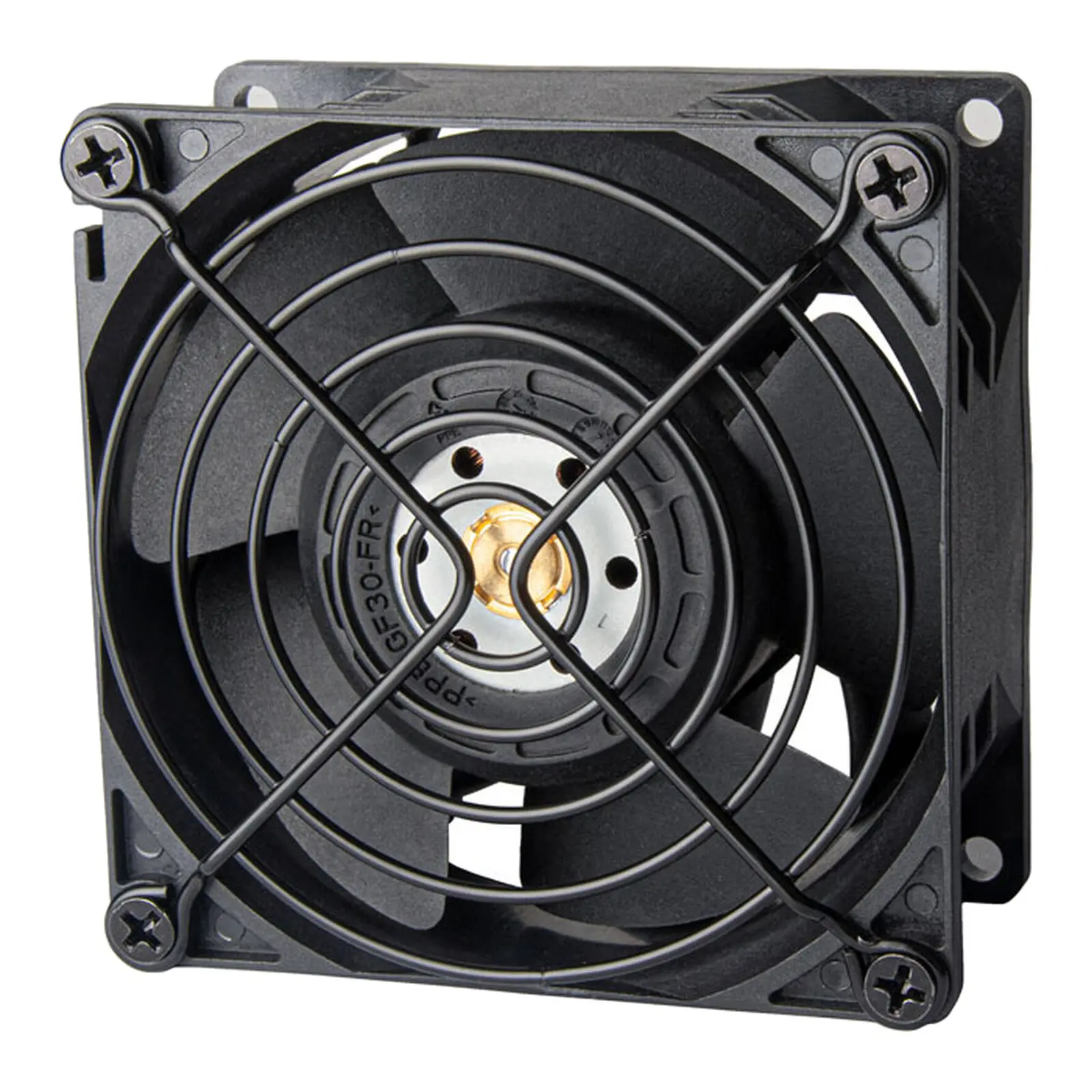 SilverStone FHS 80X Ventola PWM industriale, 80 mm - Nero - immagine 2