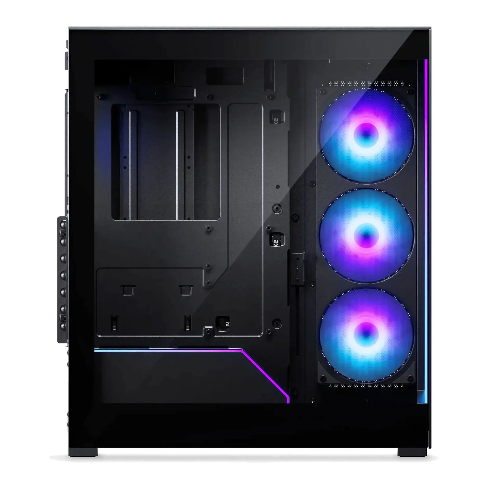 Phanteks NV5X Midi-Tower E-ATX - Vetro Temperato, 4 Ventole ARGB - Nero - immagine 3