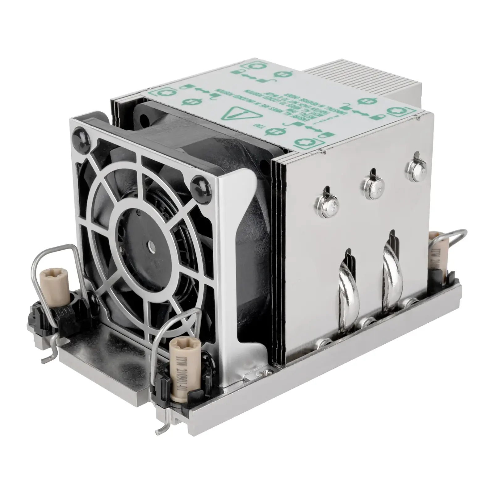 SilverStone SST-XE02-4189S - Dissipatore CPU 2U per Socket Intel LGA4189 con Ventola 60mm PWM - Argento/Nero