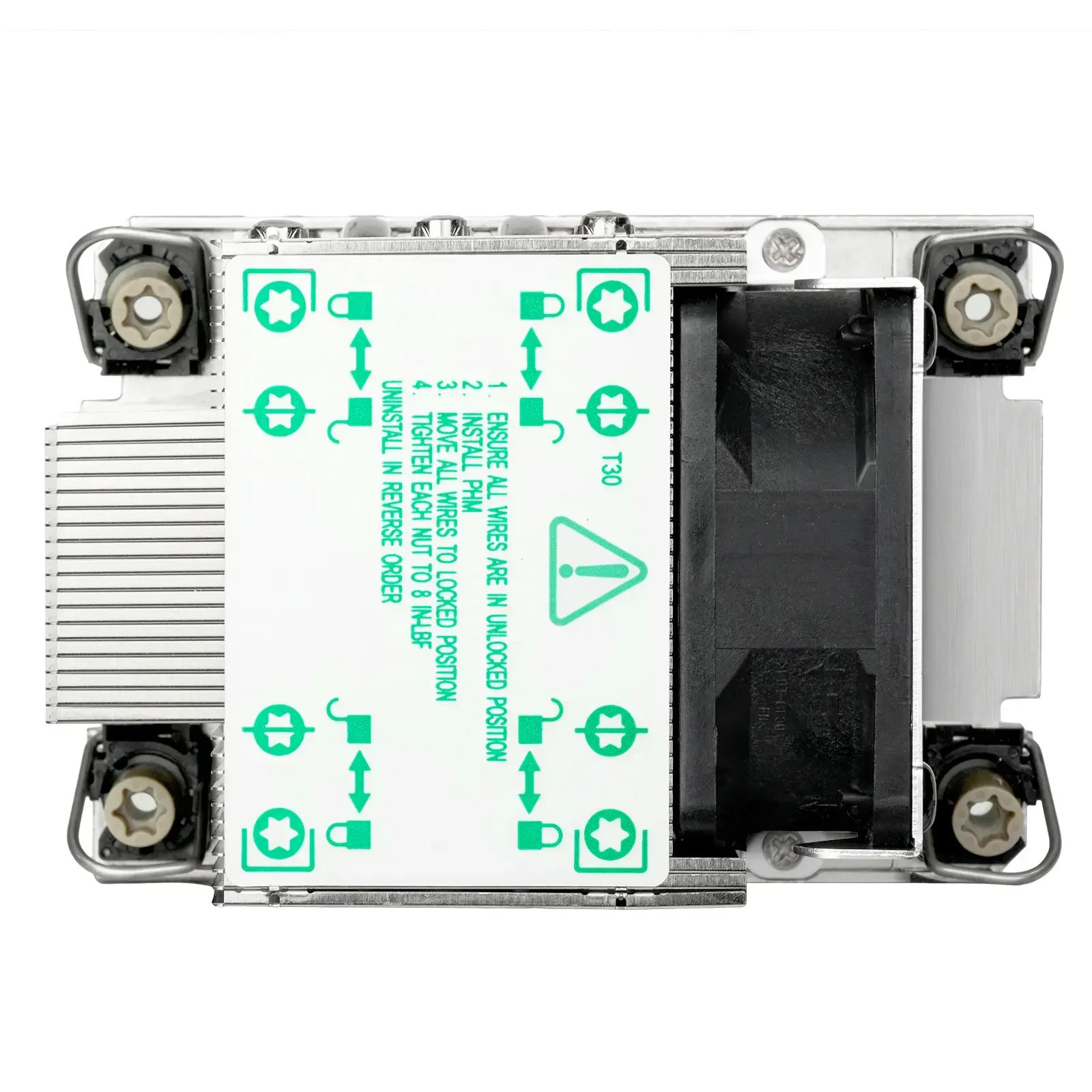 SilverStone SST-XE02-4189S - Dissipatore CPU 2U per Socket Intel LGA4189 con Ventola 60mm PWM - Argento/Nero - immagine 7