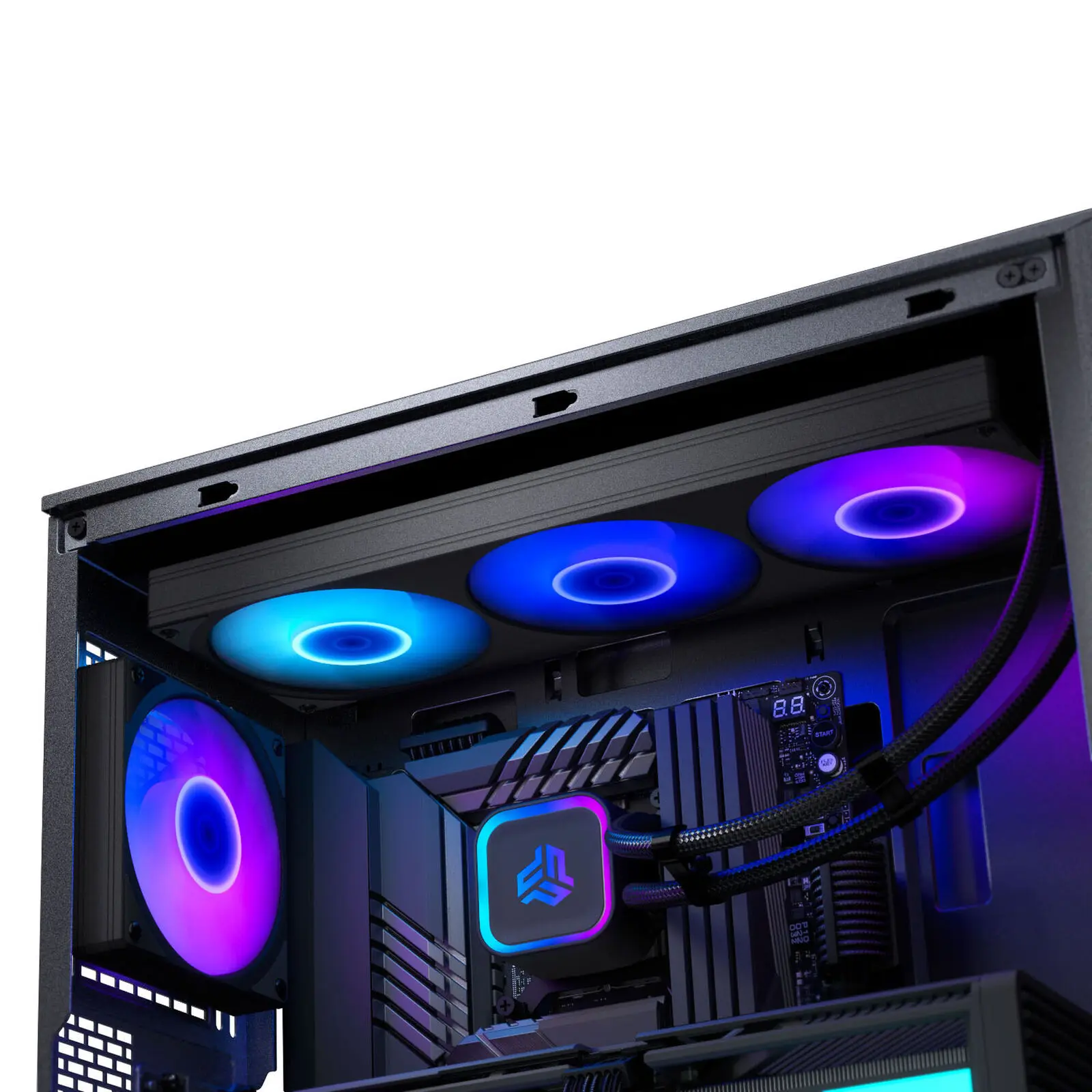 Phanteks Glacier One S25-SE AIO, ARGB - 360mm - Nero - immagine 5