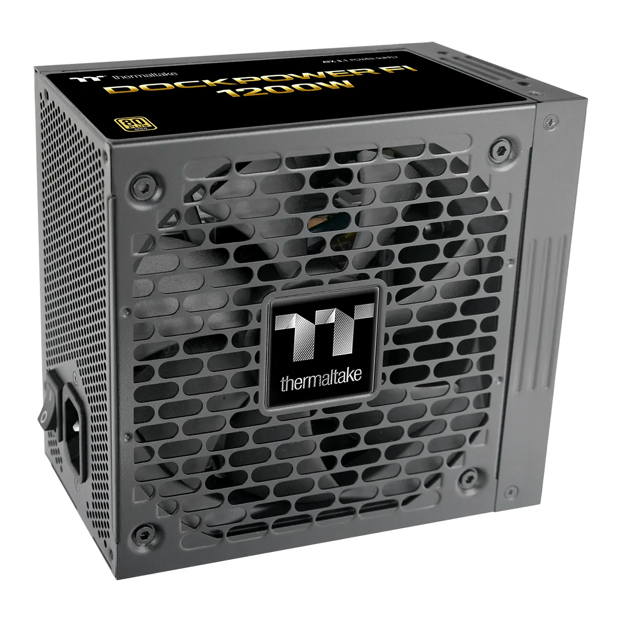 Thermaltake Dockpower FI 1200W - Alimentatore 80 Plus Gold, ATX 3.1, Modulare - Nero - immagine 3