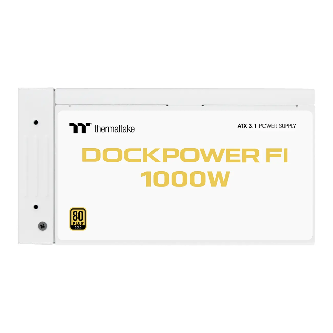 Thermaltake Dockpower FI Snow 1000W - Alimentatore 80 Plus Gold, ATX 3.1, Modulare - Bianco - immagine 5