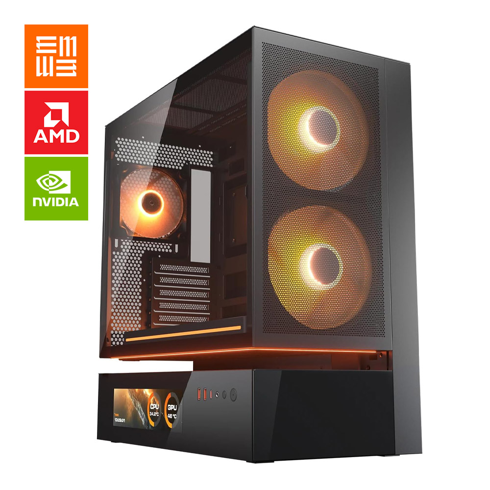 PROJECT ELEVEN // IRON VISION – PC GAMING RYZEN 7 9800X3D + RTX 5070 TI 16GB |