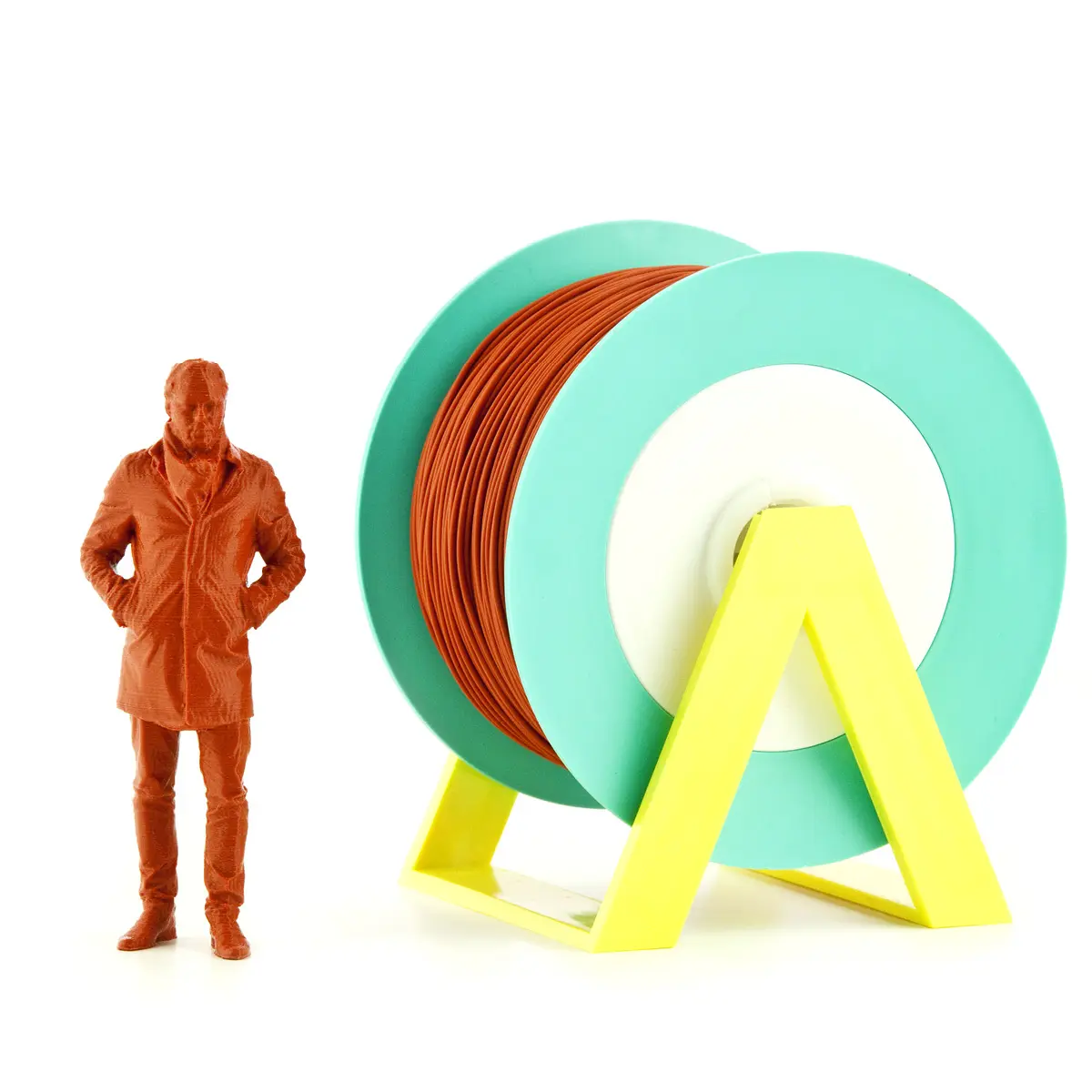 EUMakers Filamento in PLA 2,85 mm - Arancione Mattone