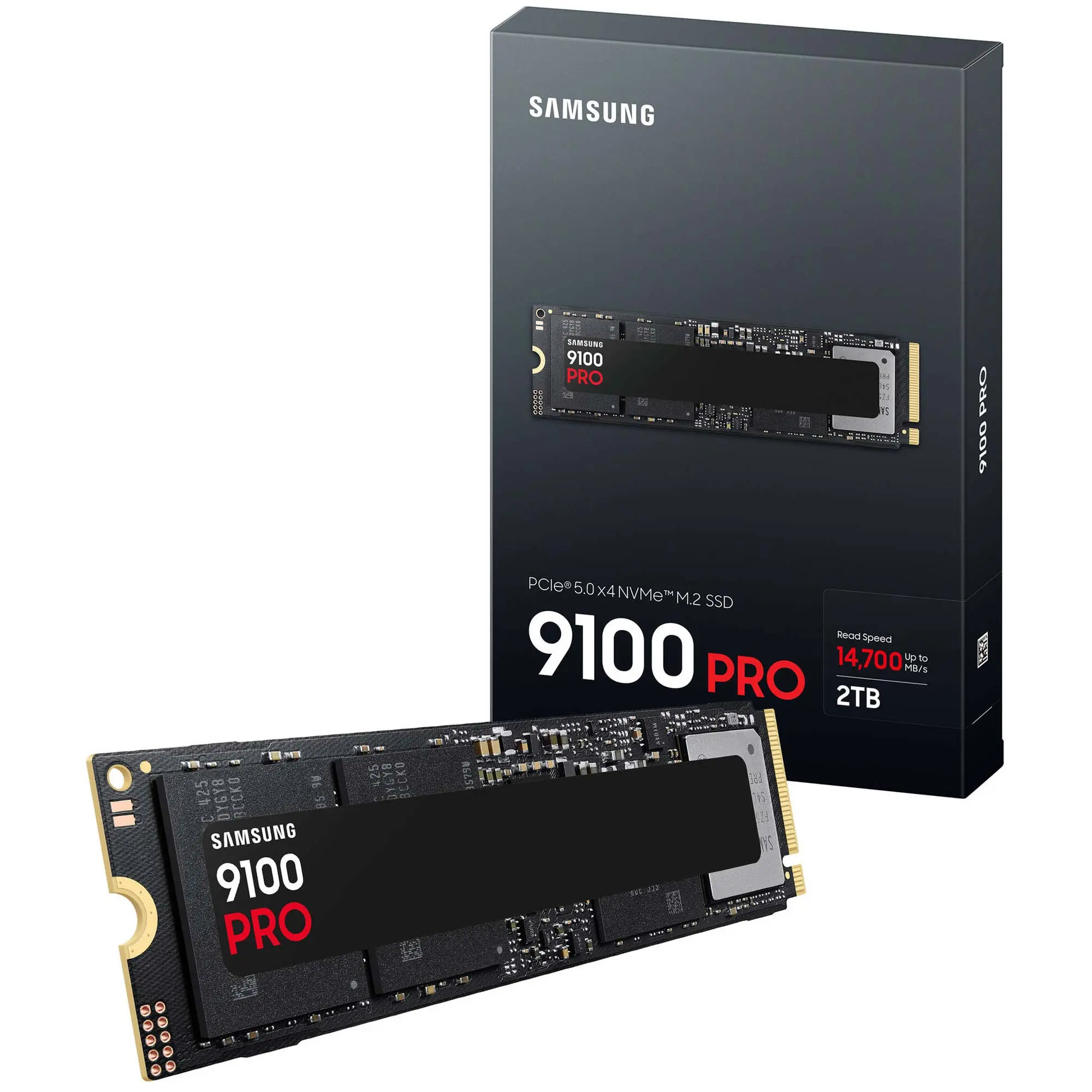 Samsung 9100 PRO Series NVMe SSD, PCIe 5.0 M.2 Type 2280 - 2 TB