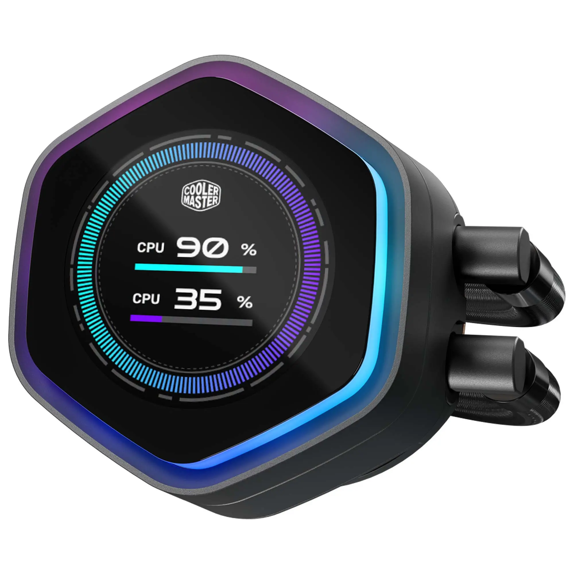 Cooler Master MasterLiquid 360 Atmos II LCD AIO - Nero - 360 mm *RICONDIZIONATO* - immagine 4