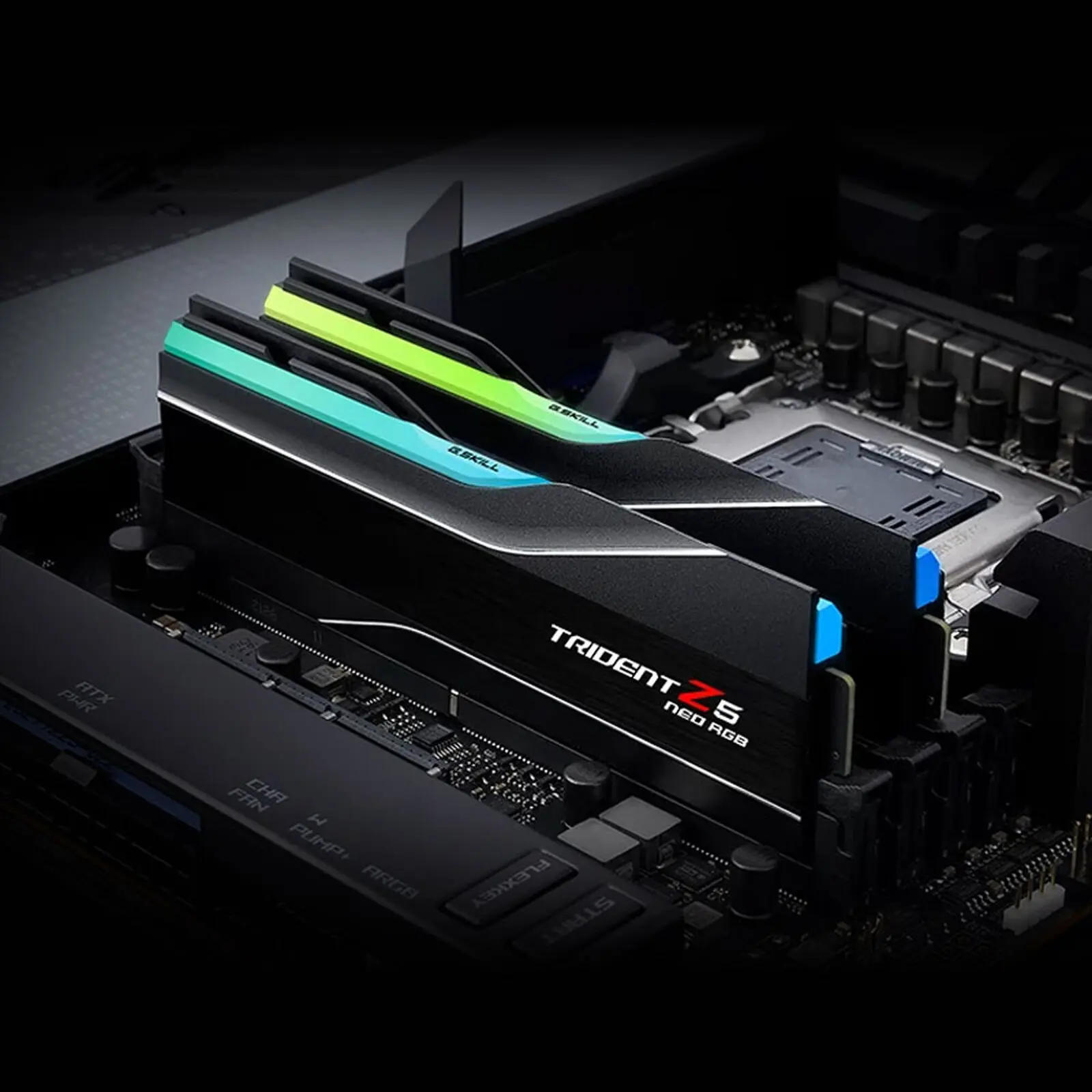 G.Skill Trident Z5 Neo RGB DDR5-6000 CL30 AMD EXPO - 64 GB Dual-Kit (2x 32 GB), Nero - immagine 4