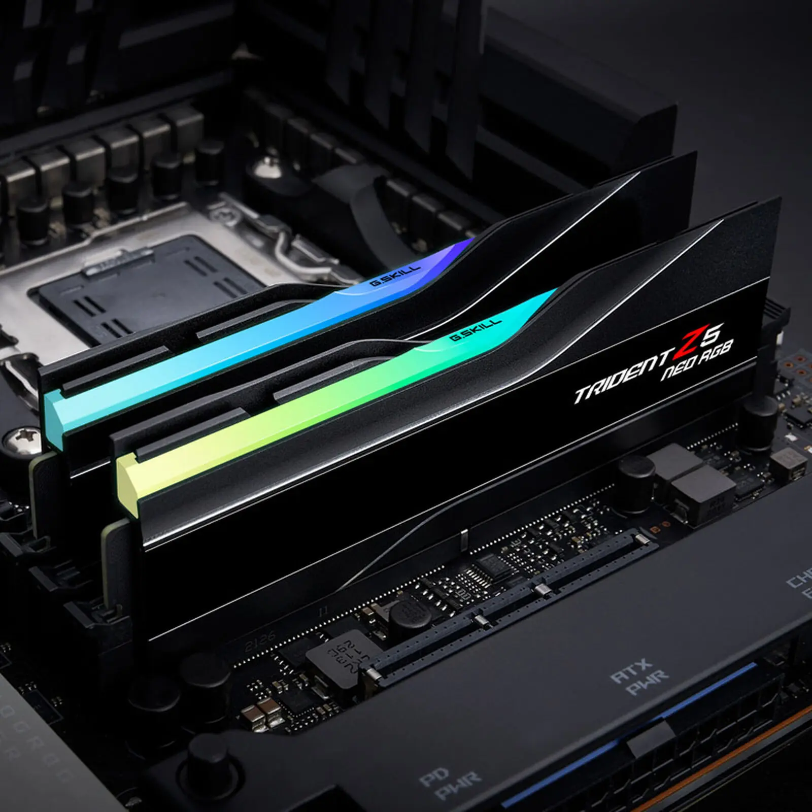 G.Skill Trident Z5 Neo RGB DDR5-6000 CL30 AMD EXPO - 64 GB Dual-Kit (2x 32 GB), Nero - immagine 5
