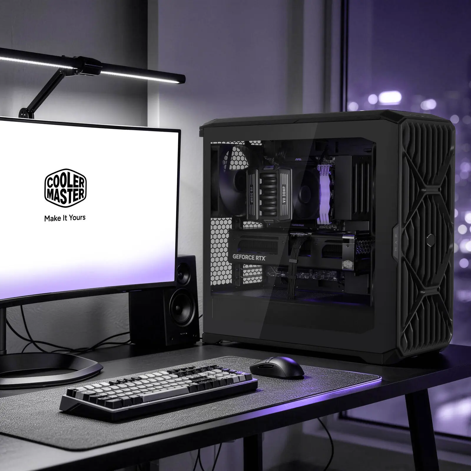 Cooler Master HAF II 500, E-ATX, Vetro Temperato, 3 Ventole Mighty40 - Nero - immagine 7