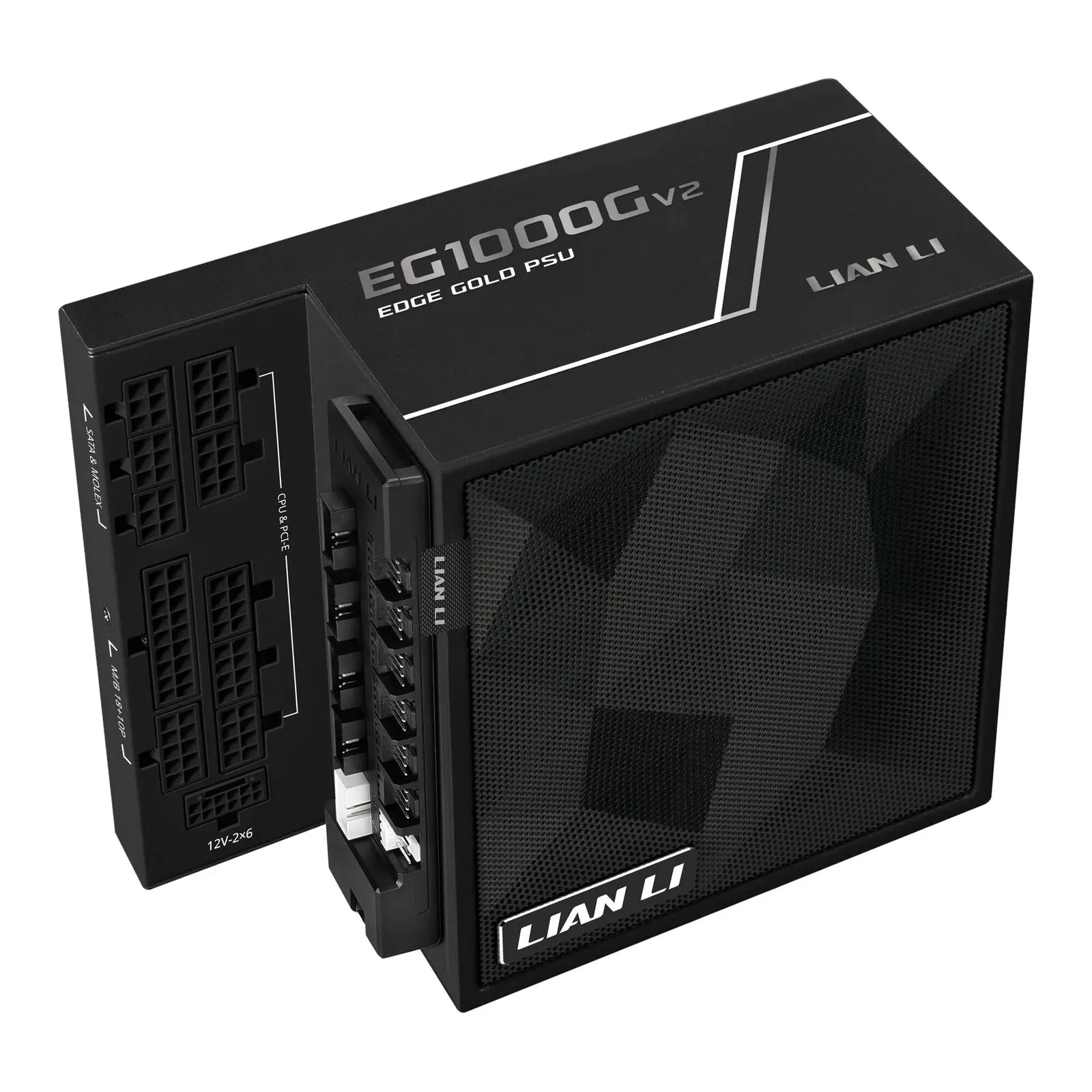 Lian Li EDGE Gold V2 80 PLUS Gold + EDGE Hub V2 - ATX 3.1 - 1000 Watt, Nero