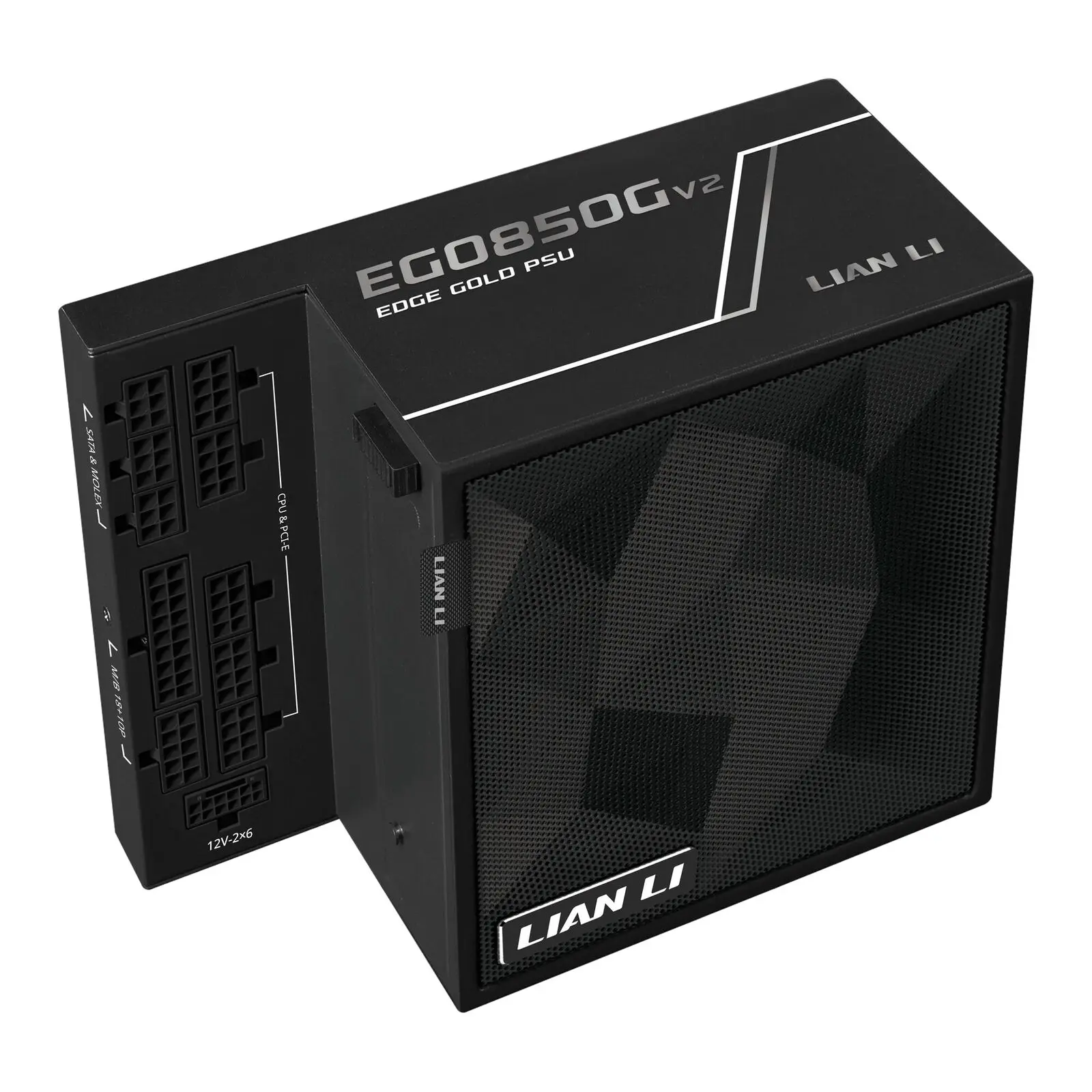 Lian Li EDGE Gold V2 80 PLUS Gold + EDGE Hub V2 - ATX 3.1 - 850 Watt, Nero