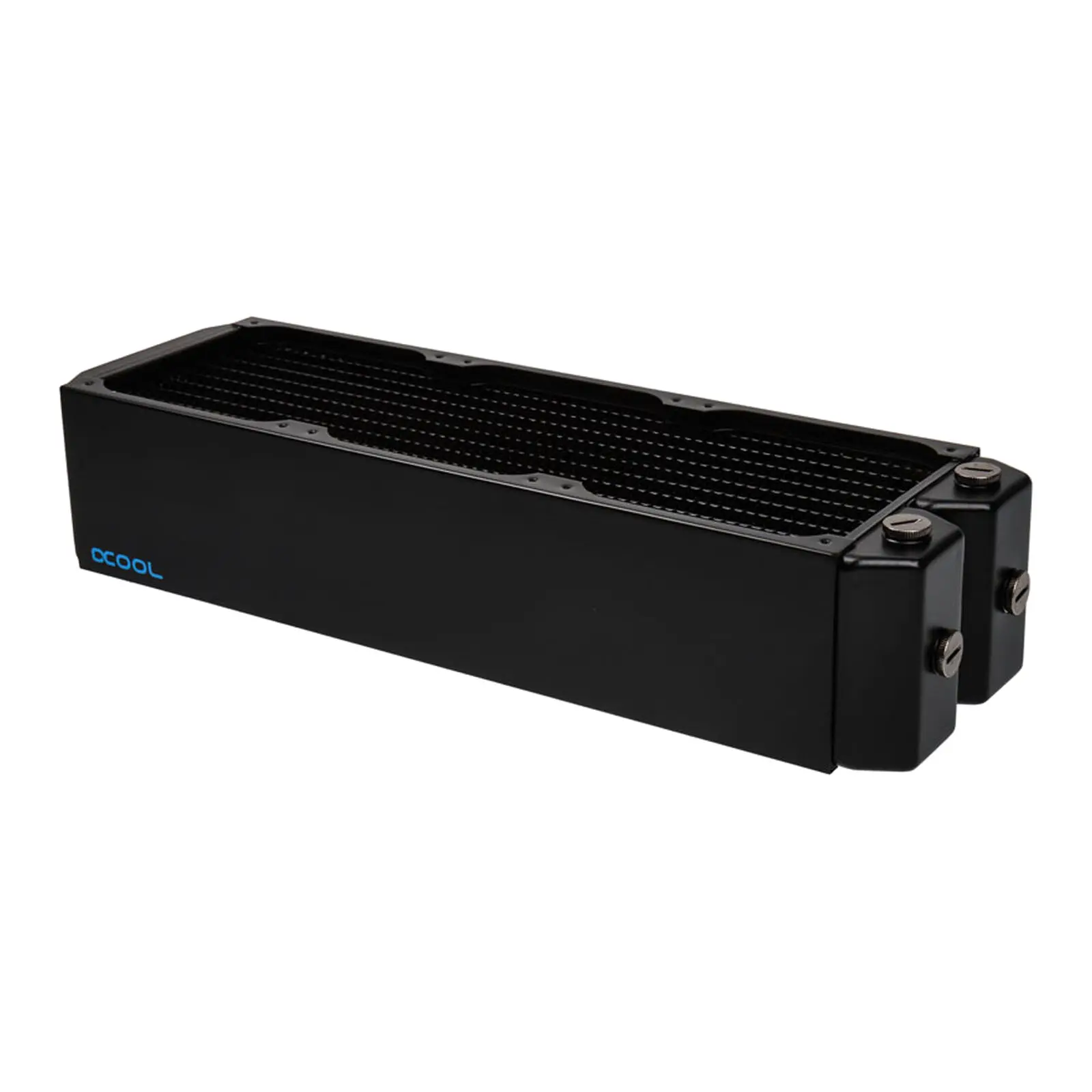 Alphacool NexXxoS Monsta Radiator 10 FPI 360mm - Radiatore Multipass in Rame Nero - immagine 2