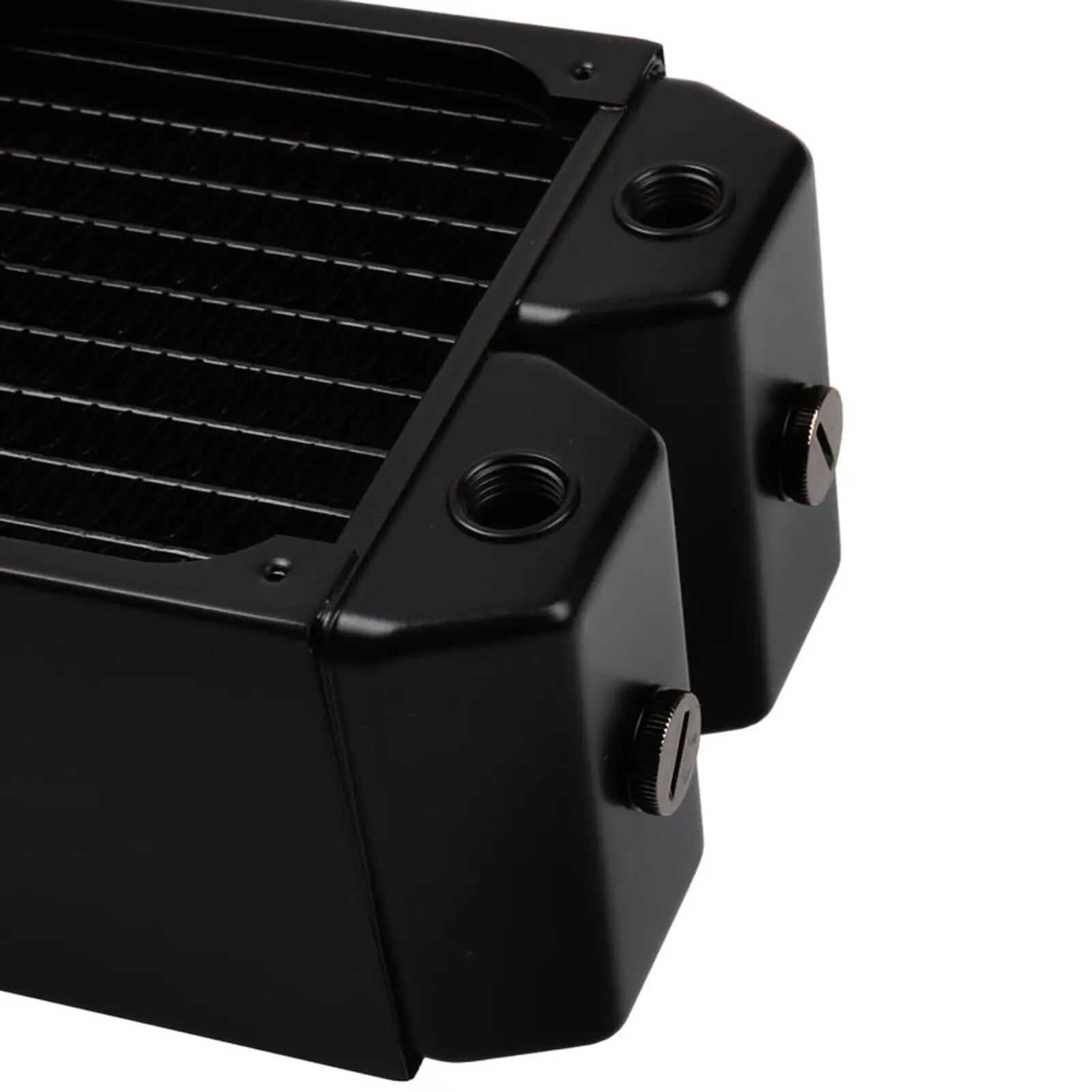 Alphacool NexXxoS Monsta Radiator 10 FPI 360mm - Radiatore Multipass in Rame Nero - immagine 5