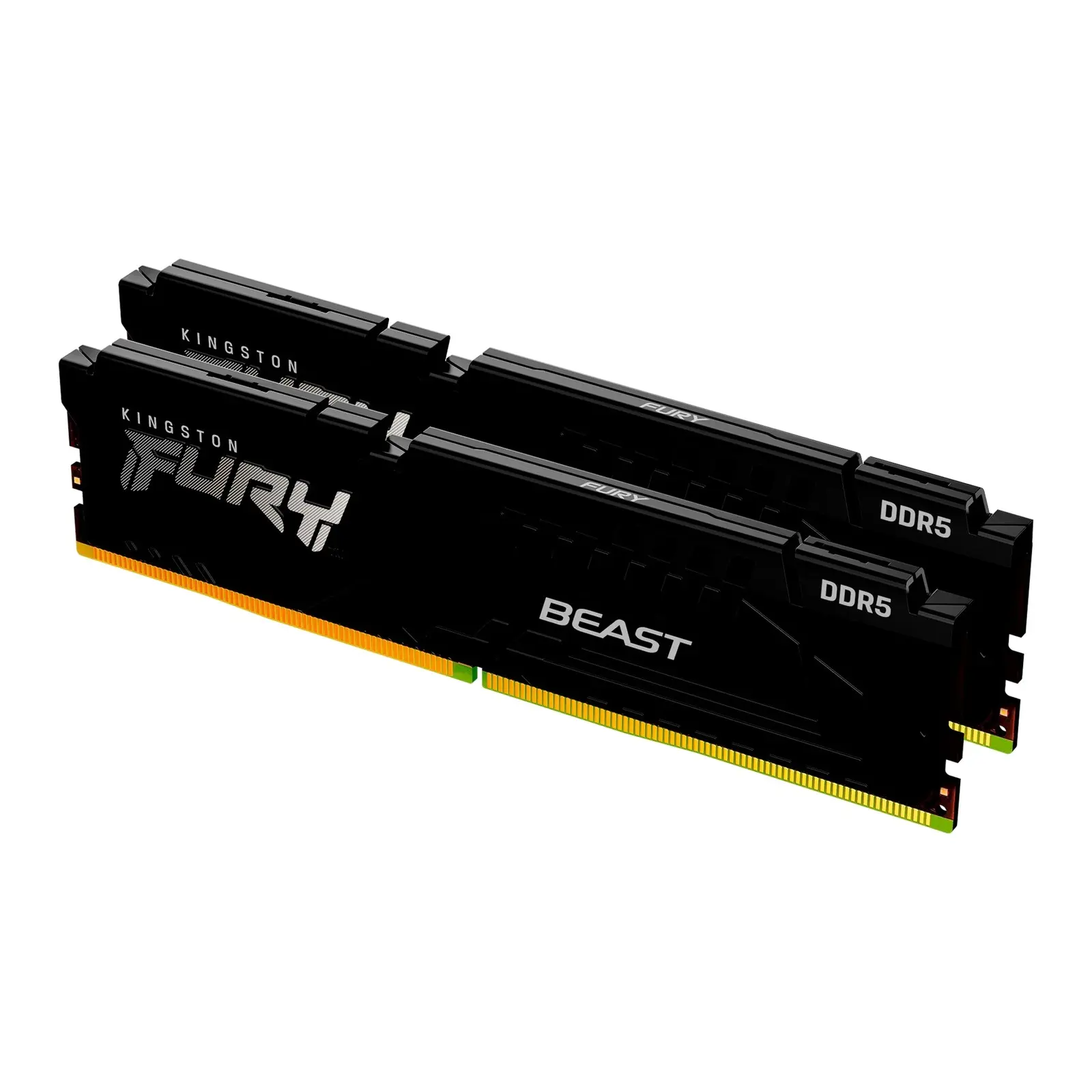 Kingston FURY Beast KF560C30BBEK2-16 - RAM DDR5 16GB (2x8GB) 6000MHz 288-Pin 1.4V CL30 XMP 3.0/EXPO - Nero - immagine 2