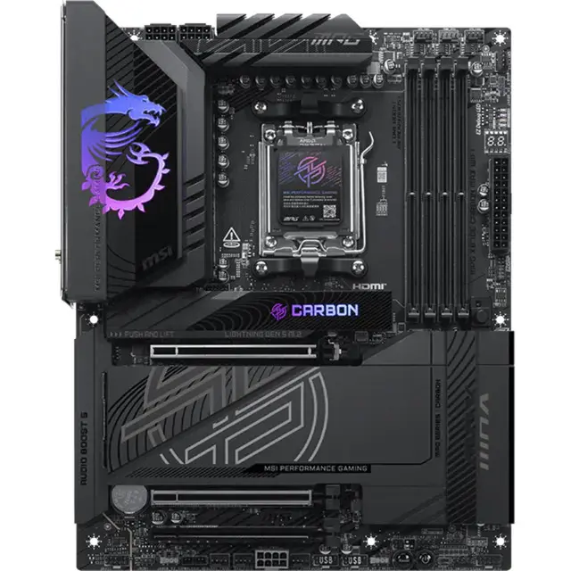 MSI MPG X870E CARBON MAX WiFi - Socket AM5, DDR5 - immagine 2