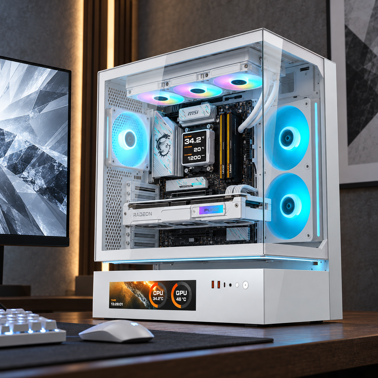 PROJECT ELEVEN // ARCTIC PURE – PC GAMING RYZEN 7 9800X3D + RX 9070 XT 16GB | ELEVEN PC GAMING - immagine 2